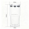 New Arrival 18oz Double Wall Snow Globe Plastic Pre-Drilled Double