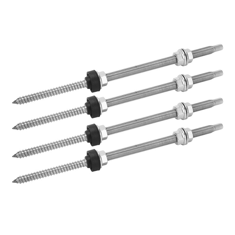 4PCS PV Bracket Double Head Screw Stainless Steel Anti Corrosion