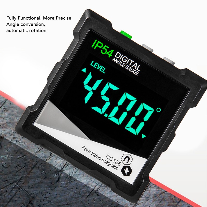 Digital Angle Gauge 4x90 Degree Measurement Electronic Level LCD Backlit