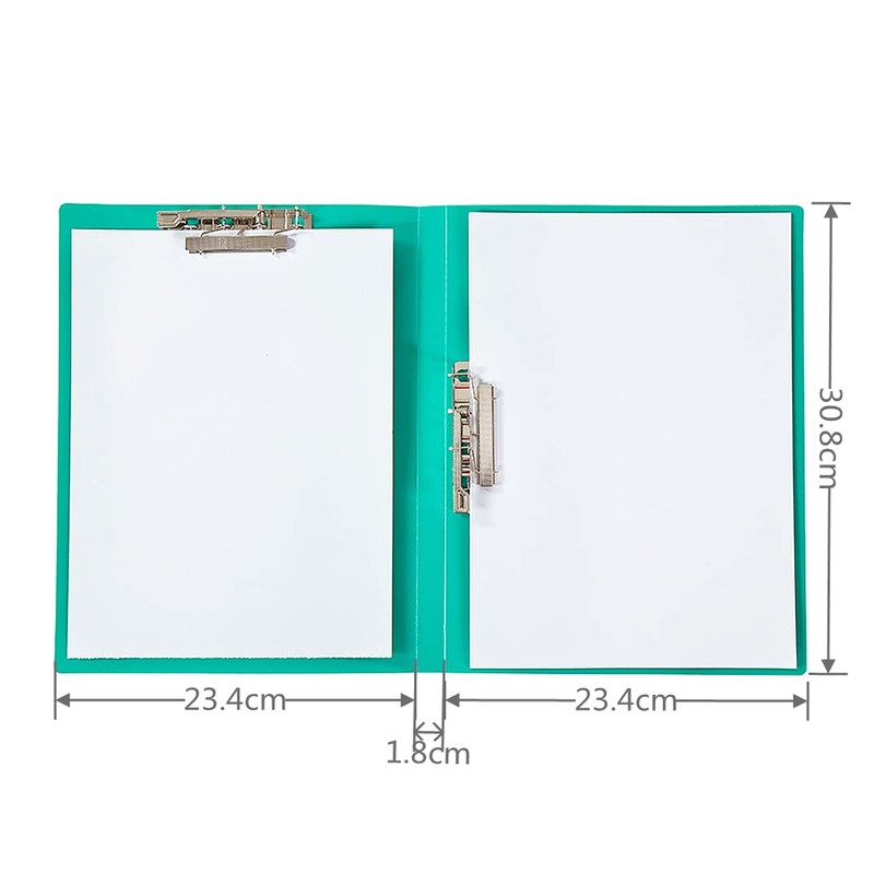 4 Pack A4 Double Strong Clips File Folder Report Cover,