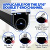 Holikme Garage Door Seals Bottom Rubber, Flexible EPDM Garage Door