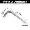 Zorveiio 14mm Hex Key Allen Wrench, Small L-Shaped Hexagon Head