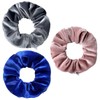 WERIGONI Pack of 3 Women's Hair Bobbles with Zip, Elastic