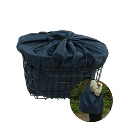 IRISLIFE Bicycle Basket Cover Bag (Navy x Green), navy/green