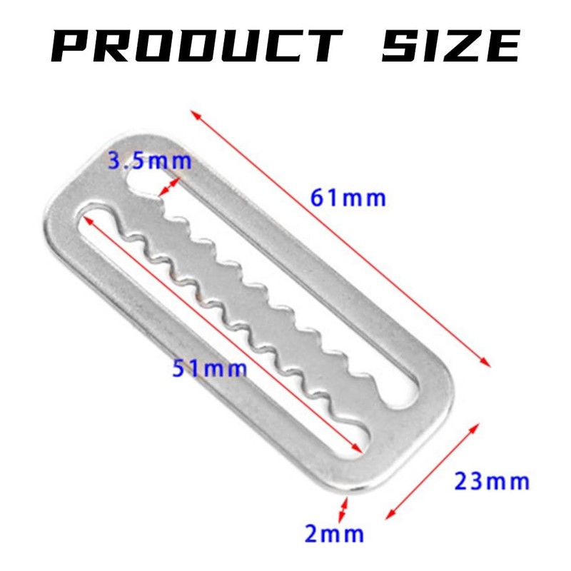 Ginobili Pack of 10 2 Diving Belt Slide Stopper Weight