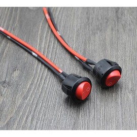 2-stage LED hazard light motorcycle round on/off switch handle / 2단 LED비상등 오토바이 원형 온오프스위치 핸들