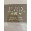 Levtex Baby Nursery Blackout Window Curtain Panel in White 84"