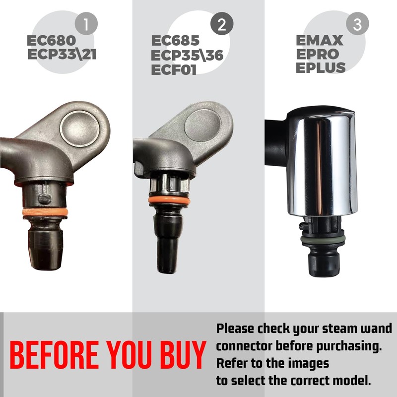 Upgrade Steam Wand Nozzle Spout Compatible with DeLonghi Emax,Epro,Eplus Coffee
