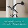 AULEEND All Metal Rain Shower Head - Heavy Duty Stainless
