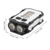 Small Powerful EDC Flashlight 300LM USB Rechargeable Mini Pocket Keychain