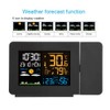Temperature Clock, Waterproof Digital Clock US Plug Double Alarm Clock