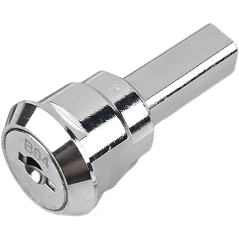 Silver Universal Toolbox Lock, Cabinet Cam Lock, 180° Rotation Unlocking,