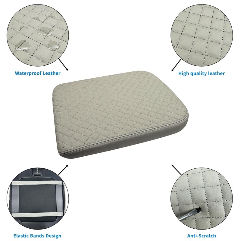 Xaido Center Console Armrest Cover Compatible with 2002-2008 2009 2010