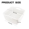 LNQ LUNIQI Double-layer Draining Basket Plastic Fruits Vegetable Washing Basket