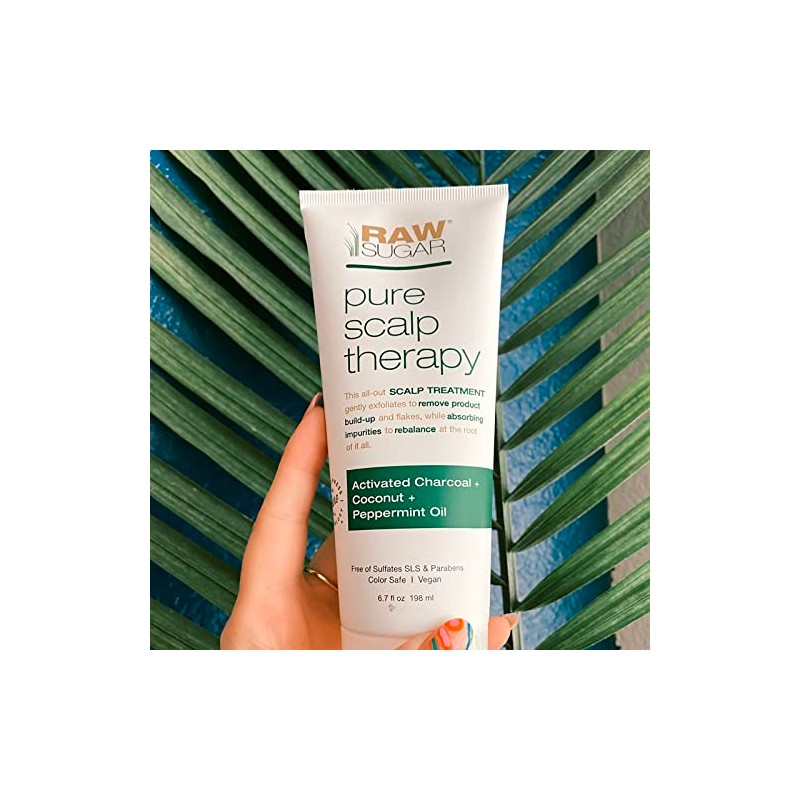 RAW SUGAR, Pure Scalp Therapy, Mascarilla Capilar para Cuero Cabelludo
