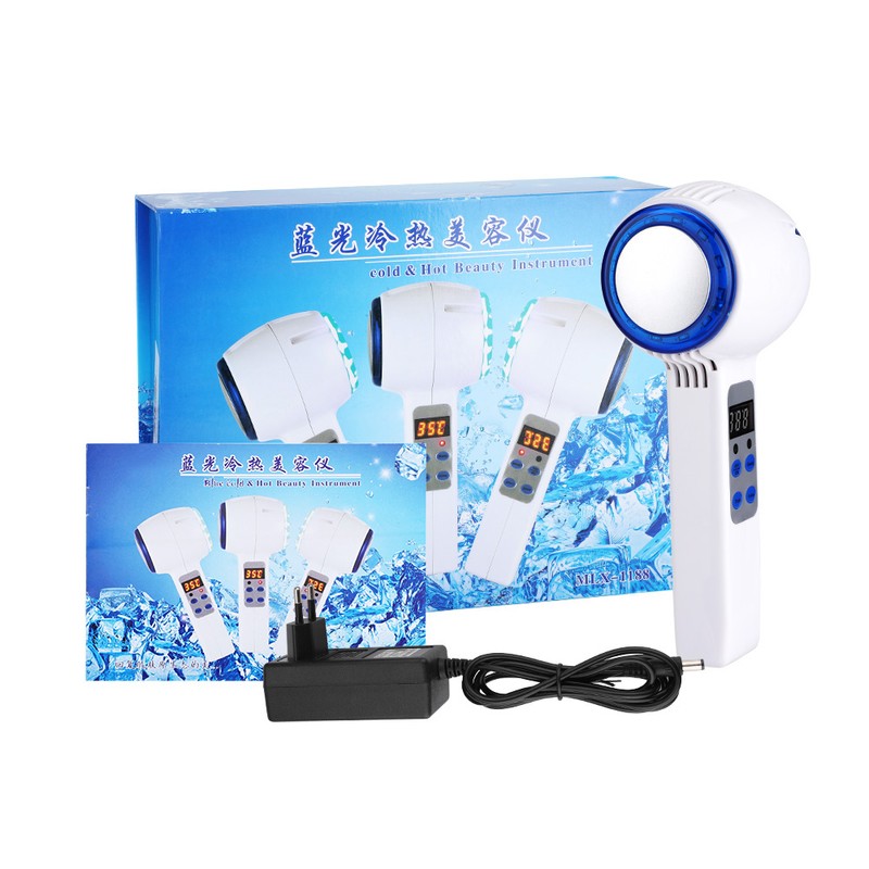 Hot Cold Hammer Cryotherapy Blue Photon Acne Treatment Skin Beauty