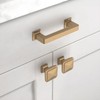 Asidrama 6 Pack 3 Inch(76mm) Champagne Bronze Kitchen Cabinet Handles,