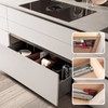 knobelite 2 Pairs 21 Inch Undermount Drawer Slides, Self Soft