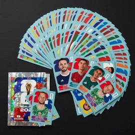 50 Estampas Sin Repetir Mundial 2026, Edición Especial, Jugadores y Escudos, producto Original