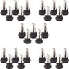 TR412C Chrome Snap-in Rubber Valve Stems for Golf Carts, ATV,