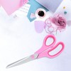 Pink Scissors for Office School Home Craft Fabric Sewing Supplies,
