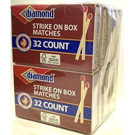 Diamond Greenlight Strike on Box Matches, 32 Count (Pack of 10)