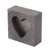 Graphite Mold Heart Shape Graphite Casting Ingot Mould for Gold