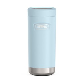 THERMOS ICON SERIES Slim Beverage Can Insulator - 12 Ounce, Glacier - Vacuum Insulated Stainless Steel