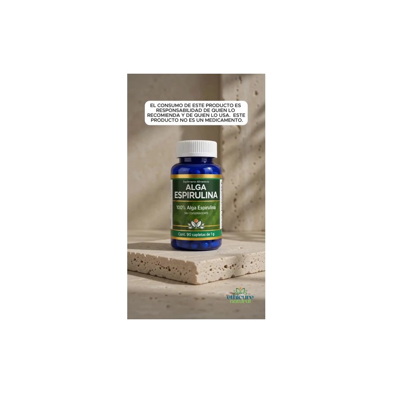 Ethicure Natural Lab Alga Espirulina Capletas