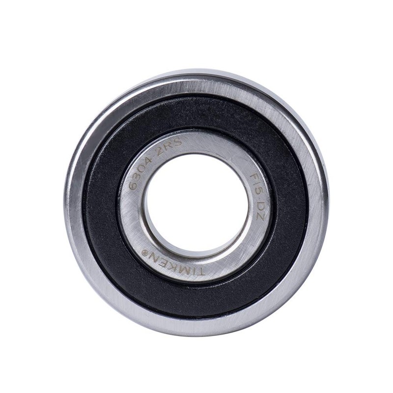 4PACK TIMKEN 6304-2RS Double Rubber Seal Bearings 20x52x15mm, Pre-Lubricated and
