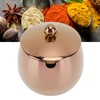 Large Stainless Steel Sugar Bowl Spice Jar With Lid Storage