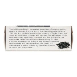 Jabón Yardley London Carbón Activado 113g Charcoal  2 Pzs                                                                                             