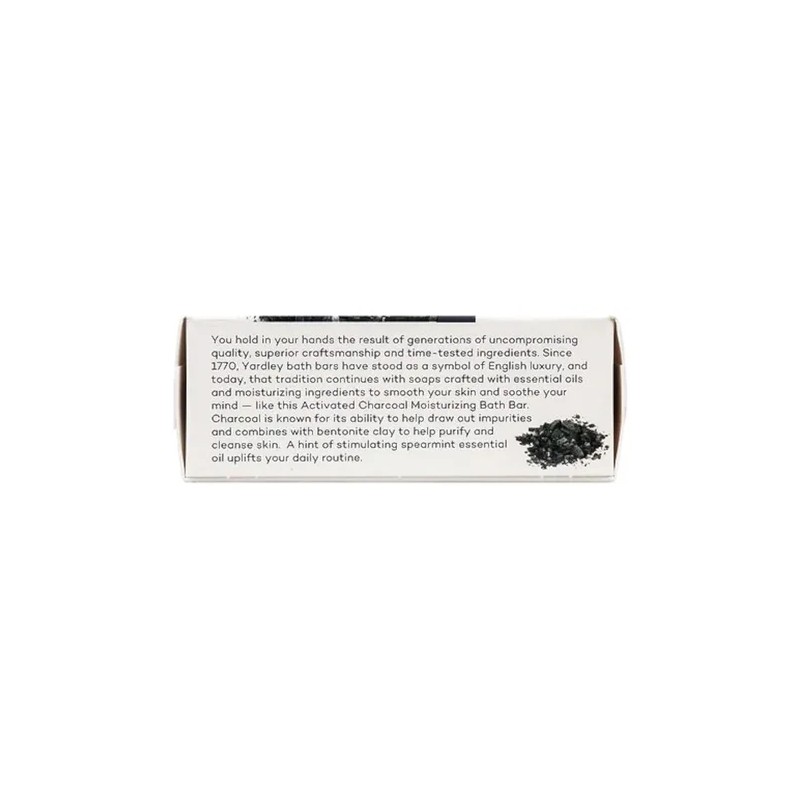 Jabón Yardley London Carbón Activado 113g Charcoal 2 Pzs