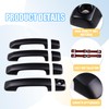 LLKUANG Car Exterior Door Handle Cover Fit for Toyota Tundra