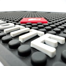 WELDTITE Rubber Workshop Mat with Magnet – Durable, Non-Slip & Magnetic Tool Holder, Oil Resistant and Washable