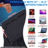 Eono Minimalism Laptop Sleeve with 2 Compartments Padded Notebook Tablet