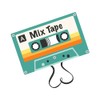 CafePress Mix Tape Sticker Square Bumper Sticker Car Decal