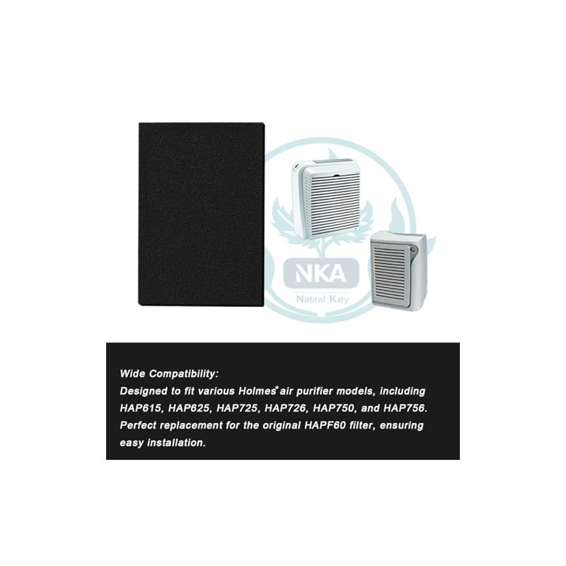 Hapf600 Carbon Pre-Filter Replacement for Holmes Air Purifiers - Compatible