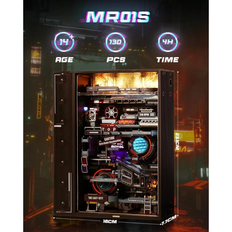 ROKR Parallel World LED 3D Puzzle Marble Run Building Toy