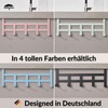 DEKAZIA Door Coat Rack Black for Hanging Door Hook Rack