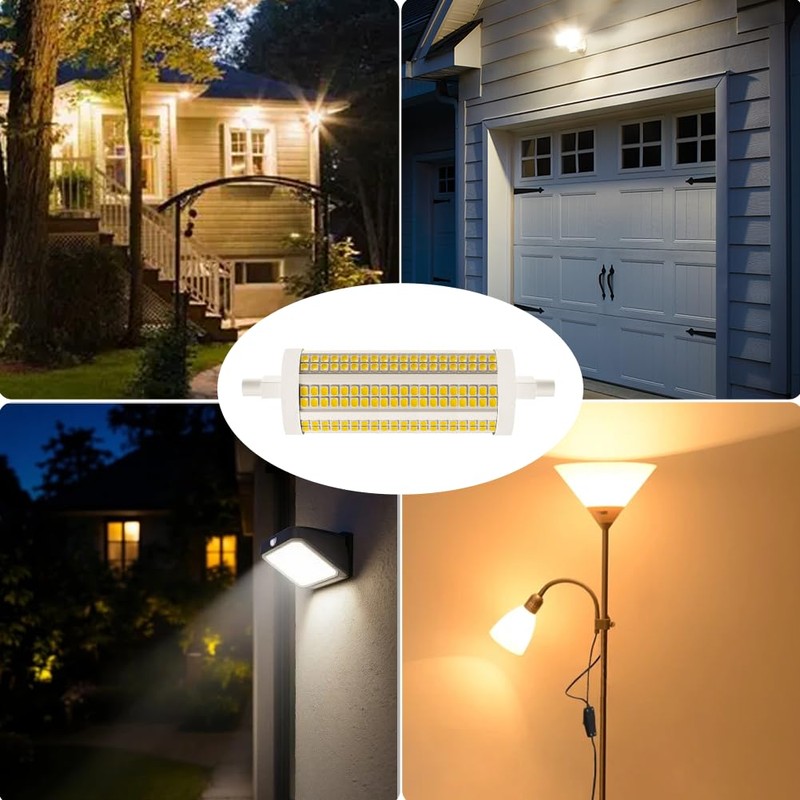 Yosenmi 118mm R7S LED Bulb 30W, 300W T3 Halogen Equivalent,