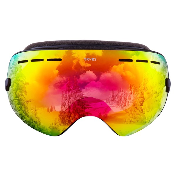 Retrospec G2 Ski and Snowboard Goggles for Men and Women, With Magnetic 100% UV Blocking, Anti-Scratch and Anti-Fog Lenses for Protection and Comfort One Size Fits Most