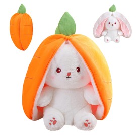 plushies Rabbit Plush, Plush Toys, Bunny Rabbit Pillow with Zipper, Cute Plush Toy Bunny Plush, Plush Rabbit for Girls Boys Easter Children's Day and Birthday Gifts - Ideal Fluffy Gift