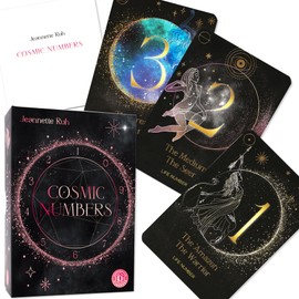 Cosmic Numbers Oracle Card, Genuine Product, Numerology, Astrology, Japanese Instruction Manual Included