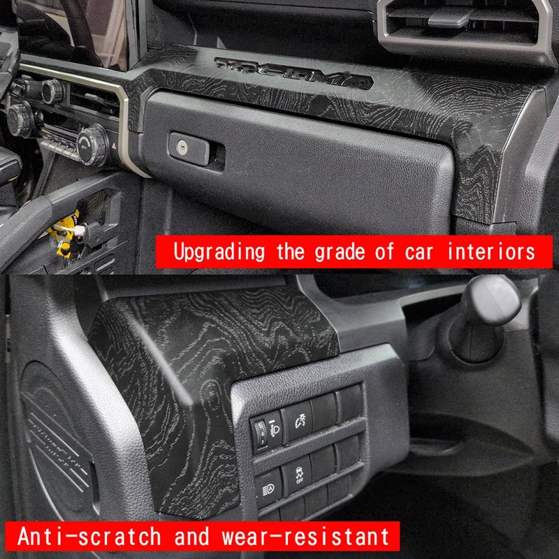 Dashboard Panel Trim Cover Compatible with Toyota Tacoma 2024 2025