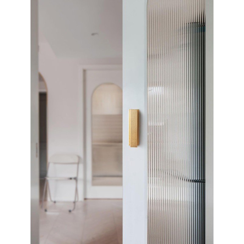 JIASENBAO 5 Pack Self- Adhesive Gold Cabinet Pulls 3-9/16" Length
