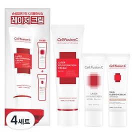 Cellfusionc Laser Rejuvenation Cream 3-Piece Set, 4 Pieces / 셀퓨전씨 레이저 리쥬버네이션 크림 3종 세트, 4개