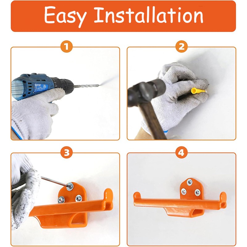 Heavy Duty Backpack Leaf Blower Hanger Wall Mount,Universal Garage Organizer,Garden