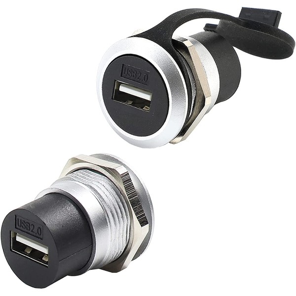 PENGLIN 2PCS USB 2.0 Panel Mount Connector, USB Pass Through