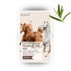 Eunyul Natural Horse Oil Mask Pack (1 Sheet) / Daily Use (1 Pack a Day) / Moisture / Elasticity / Whitening Care / 내츄럴 마유 마스크팩 1매/매일쓰는 1일 1팩 /수분/탄력/미백 케어